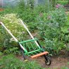 Topo jardinero con dientes fijos hacia atrás.