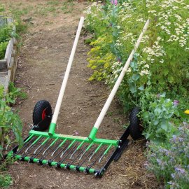 Maraîcher tuinmol met tegengestelde veren