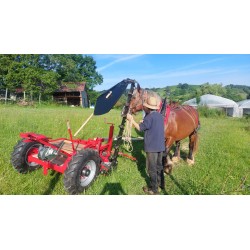 Front part of a mower