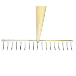 Adjustable aluminum rake